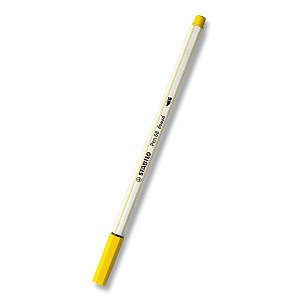 Fixa STABILO Pen 68 brush žlutá