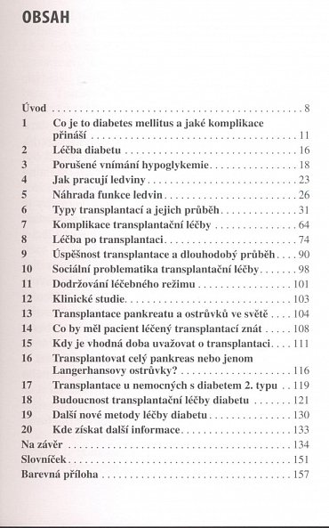 Náhled Transplantační léčba diabetu - Příručka pro pacienty s diabetem a jejich blízké, 2.  vydání