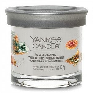 Yankee Candle Signature Tumbler malý: Woodland Weekend Memories 122g