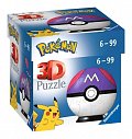 3D Puzzle-Ball: Pokémon Master Ball 54 dílků