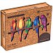 UNIDRAGON dřevěné puzzle PAPOUŠCI velikost M (44x25cm)