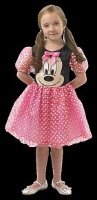 Minnie Mouse: růžový kostým - vel. S