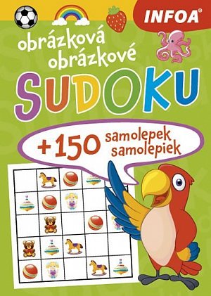 Sudoku pro děti + 150 samolepek / Sudoku pre deti + 150 samolepiek – zelený sešit / zelený zošit