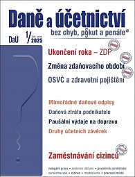 DaÚ 1/2025 Ukončení roka – ZDP