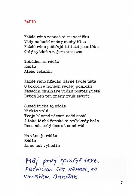 Náhled Texty (slovensky)