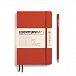 Leuchtturm1917 Zápisník Fox Red Softcover B6+ tečkovaný