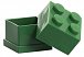 Úložný box LEGO Mini 4 - tmavě zelený