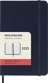 Moleskine Diář 2025 modrý S, denní, tvrdý