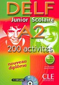 DELF Junior scolaire A2 - Livre + CD, Nouveau