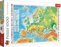 Trefl Puzzle Mapa Evropy / 1000 dílků