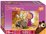 Puzzle mini 54 Máša a Medvěd - Ježek