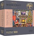 Trefl Wood Craft Origin Puzzle U krbu 1000 dílků - dřevěné