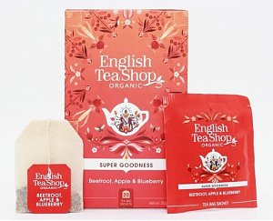English Tea Shop Čaj Červená řepa, jablko a borůvka, 20 sáčků