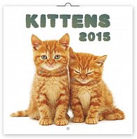 Kalendář 2015 - Koťata - nástěnný (CZ, SK, HU, PL, RU, GB)