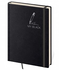 Zápisník - My Black - tečkovaný L