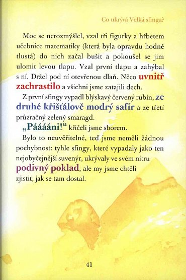 Náhled Co ukrývá velká sfinga - Klub stopařů