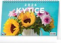 Kalendář 2026 stolní: Kytice, 23,1 x 14,5 cm