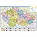 Česká republika - administrativní mapa 1:500 tis.