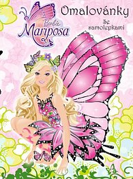 Barbie Mariposa - Omalovánky se samolepkami
