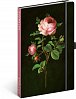 Notes Růže Kateřiny Winterové, linkovaný, 13 × 21 cm