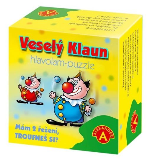 Levně Hlavolam - puzzle Veselý klaun
