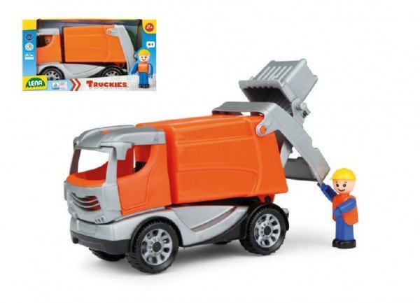 Levně Auto Truckies popeláři plast 25cm s figurkou v krabici 24m+ - Lena