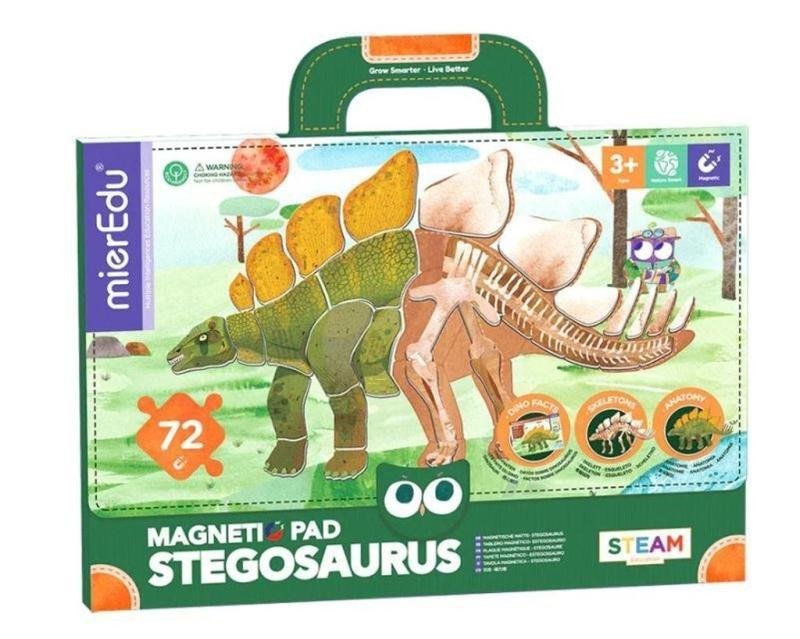 Levně MierEdu Magnetická tabulka Dinosauři - Stegosaurus