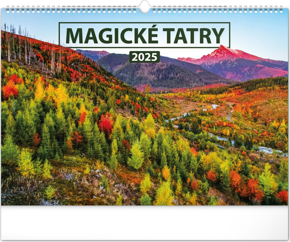 Levně NOTIQUE Nástenný kalendár Magické Tatry 2025, 48 x 33 cm