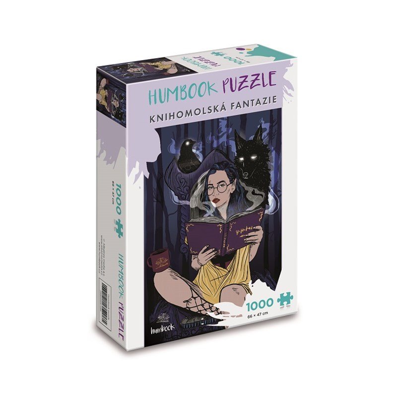 Levně Humbook puzzle s knihomolkou Hedvikou 1000 dílků