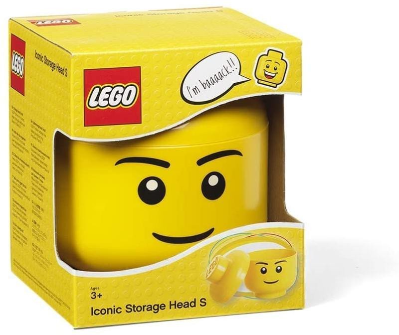Levně Úložný box LEGO hlava (mini) - chlapec