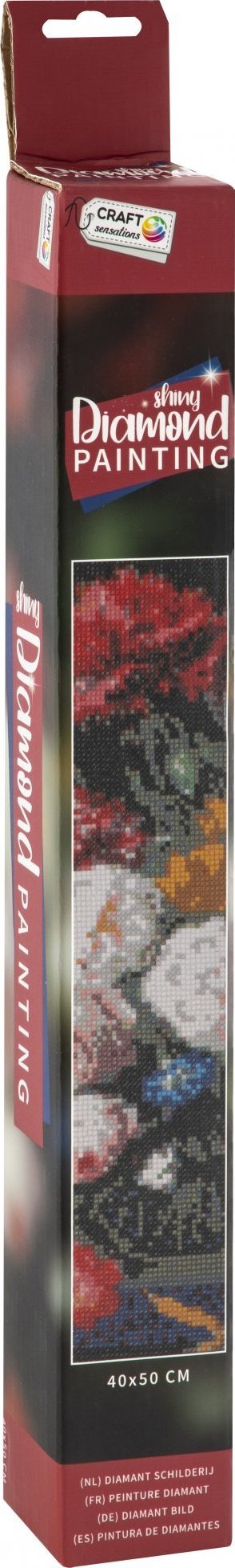 Levně Diamantové malování - Květiny 40x50 cm - RMS