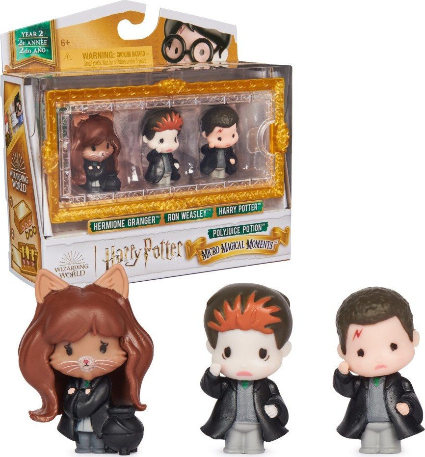 Levně Harry Potter dvojbalení mini figurek Harry, Ron a Hermiona - Spin Master Harry Potter