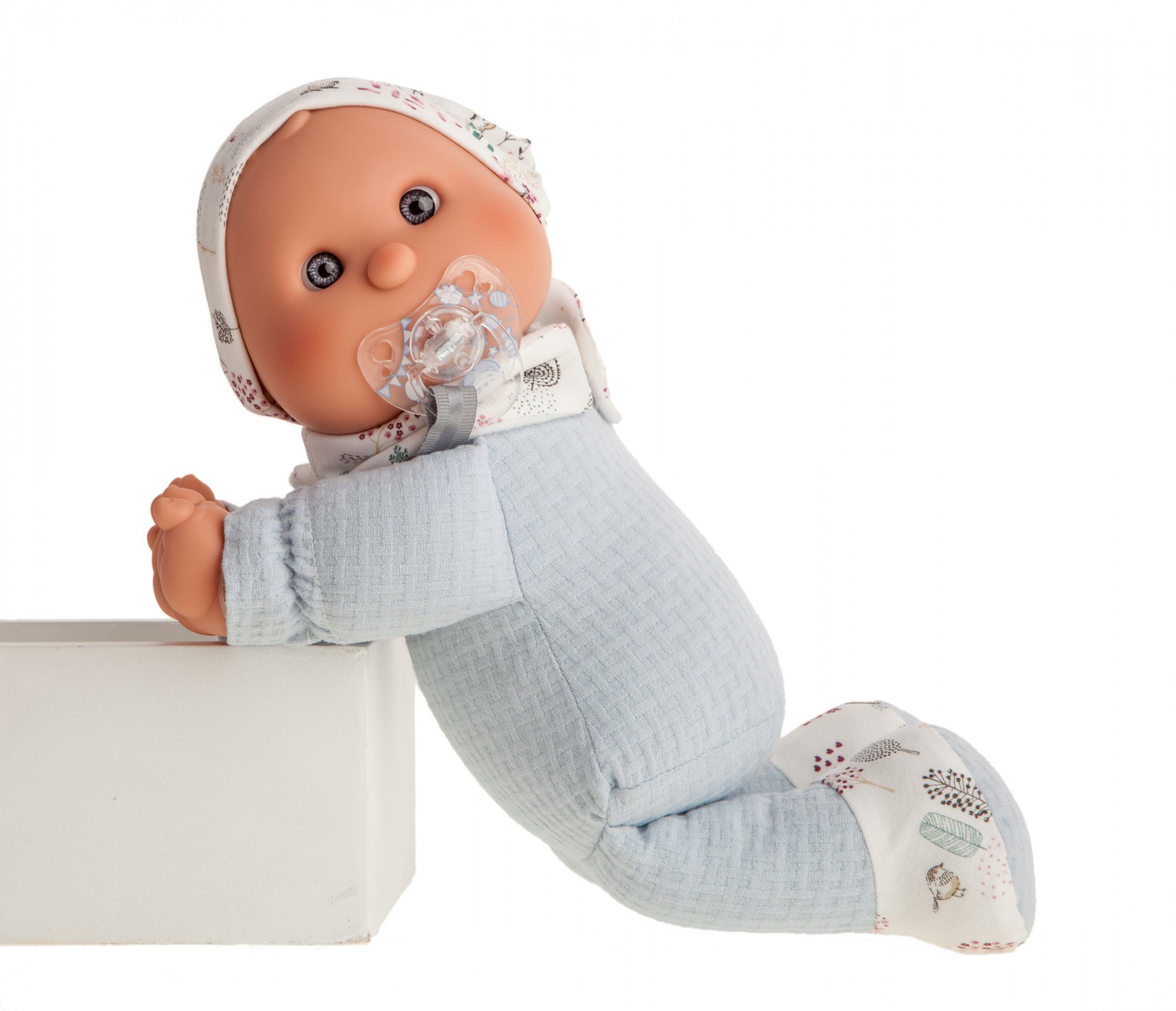 Levně Antonio Juan 8302 Moje první panenka - miminko s měkkým látkovým tělem - 36 cm