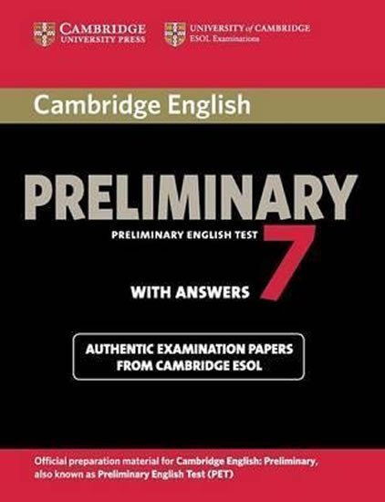 Levně Cambridge English Preliminary PET 7: Student´s Book with answers - Kolektiv autorů