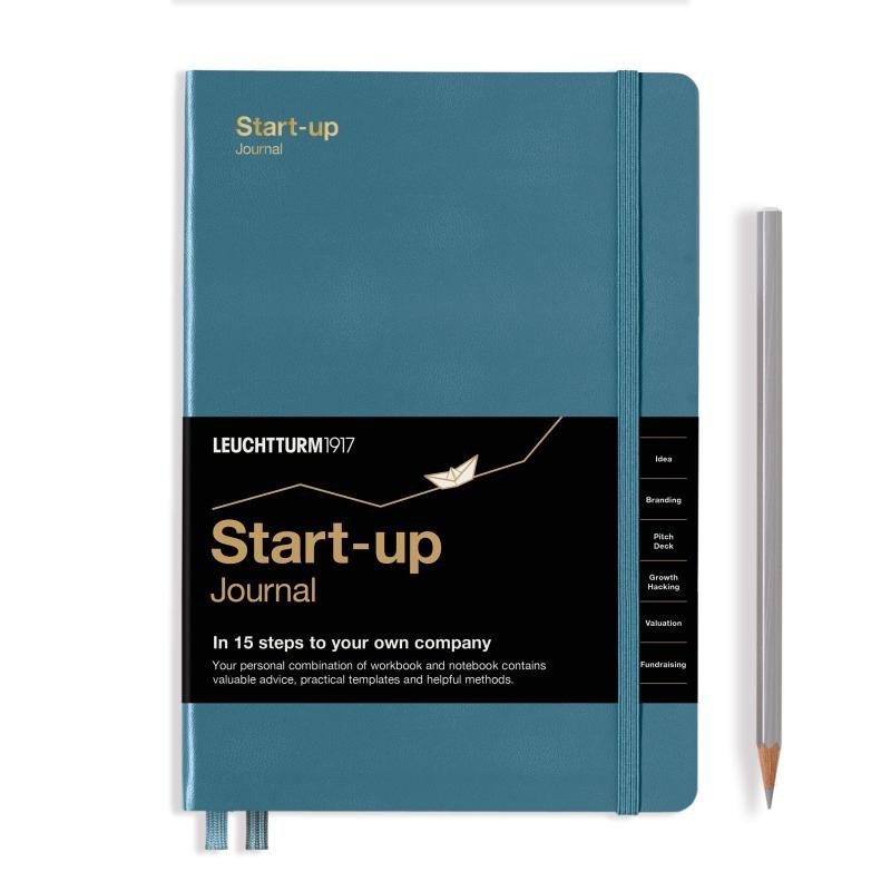 Levně Leuchtturm1917 Start-up Journal A5 Stone Blue