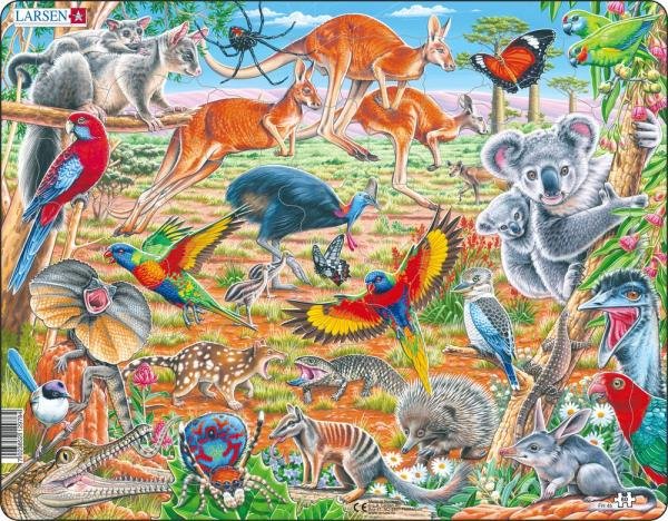Levně Puzzle Australská fauna