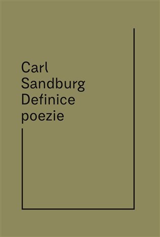 Levně Definice poezie - Carl Sandburg