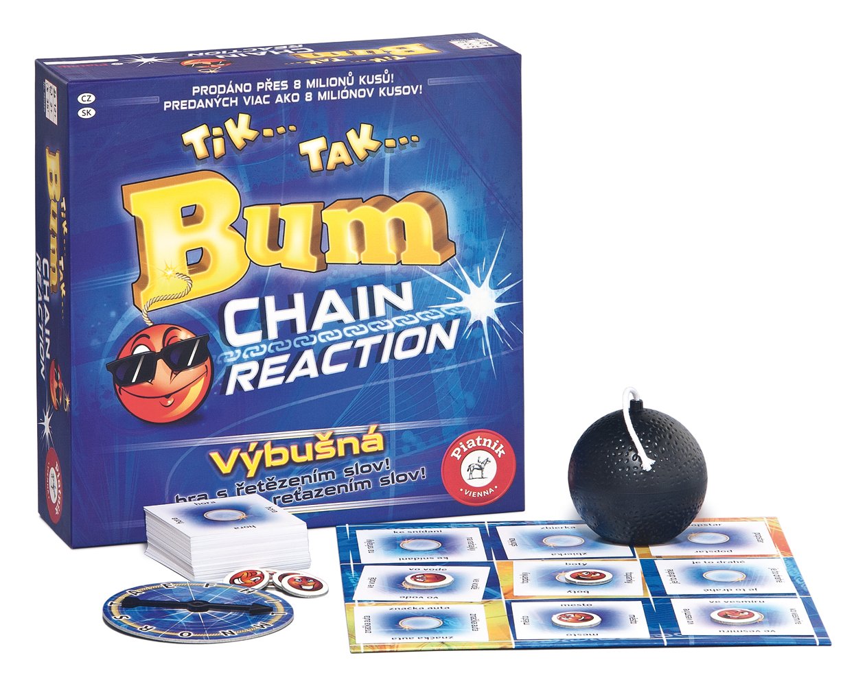 Piatnik Tik Tak Bum Chain Reaction CZ - rodinná párty hra