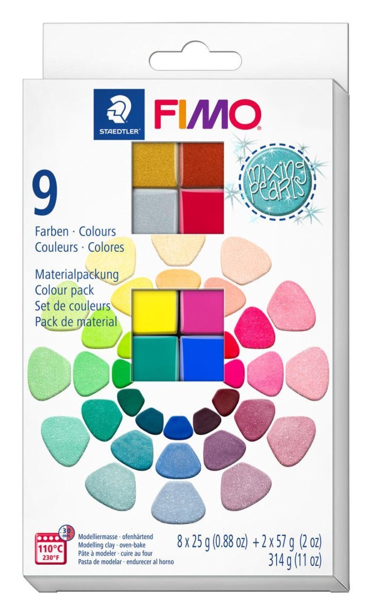 Levně FIMO sada 10 barev - Efekt Mixing Pearls