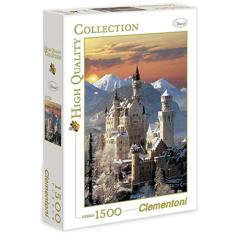 Clementoni Puzzle - Zámek Neuschwanstein, 1500 dílků - Clementoni
