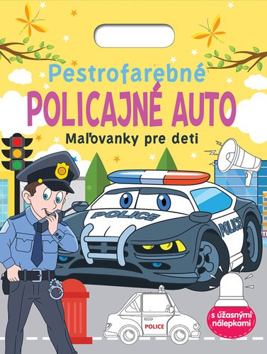Levně Pestrofarebné policajné auto