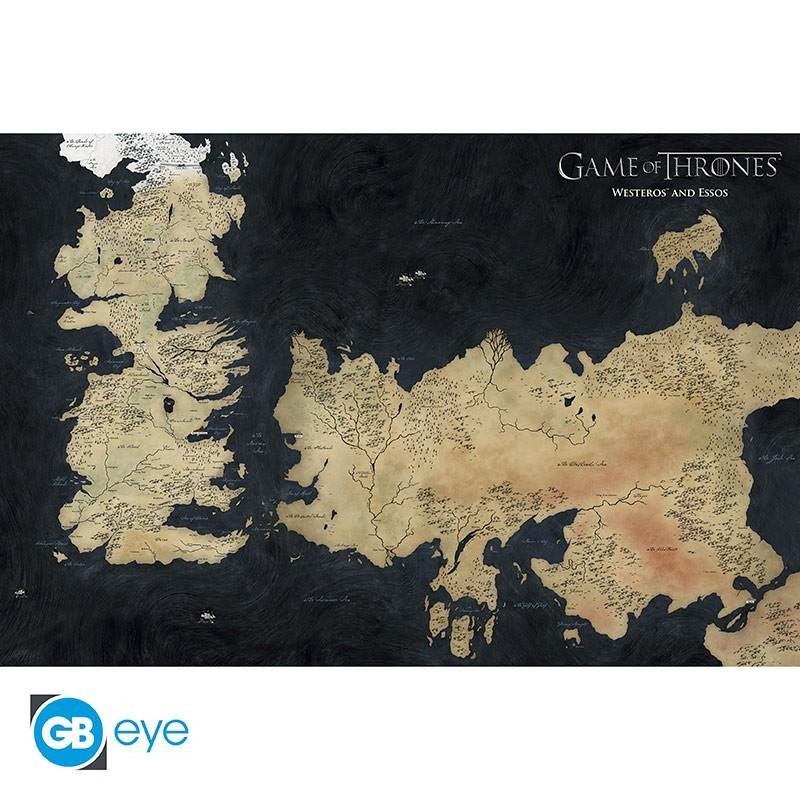 Levně Game of Thrones Plakát Maxi - Západozemí 91,5 x 61 cm