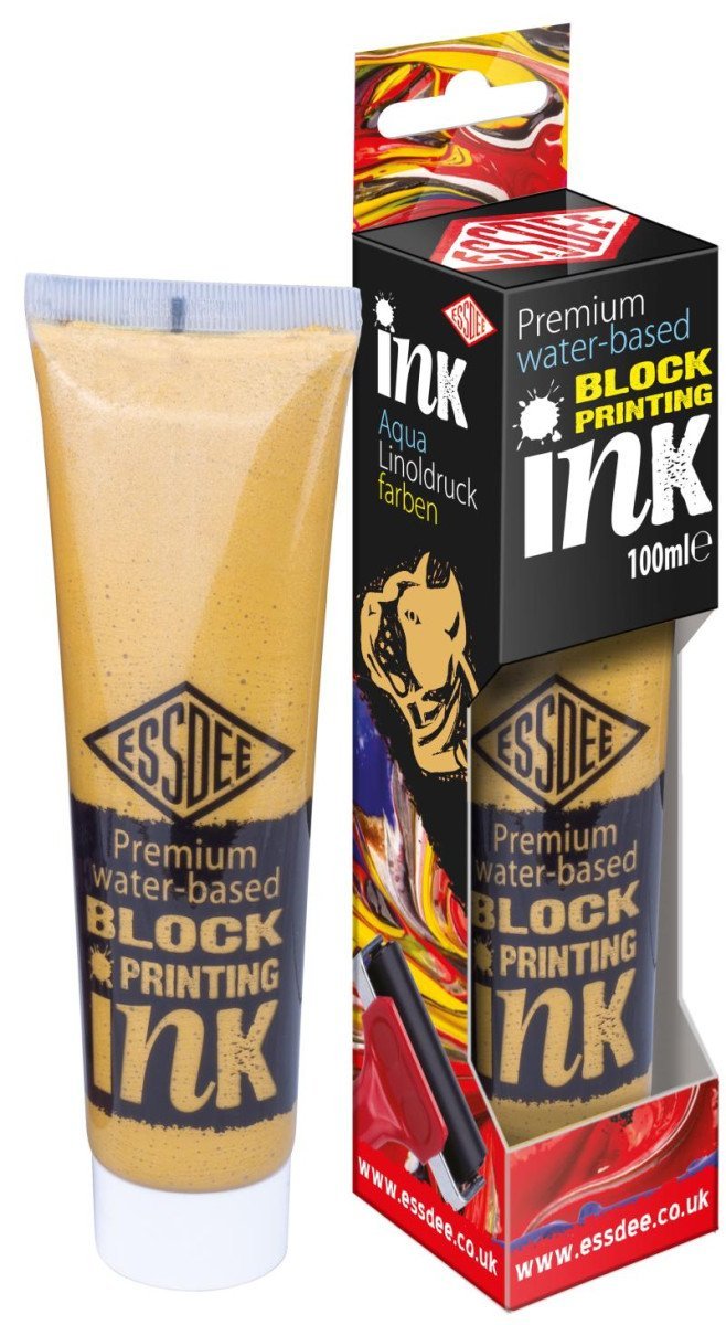 Levně ESSDEE Premium Barva na linoryt metalická v tubě 100ml - Gold