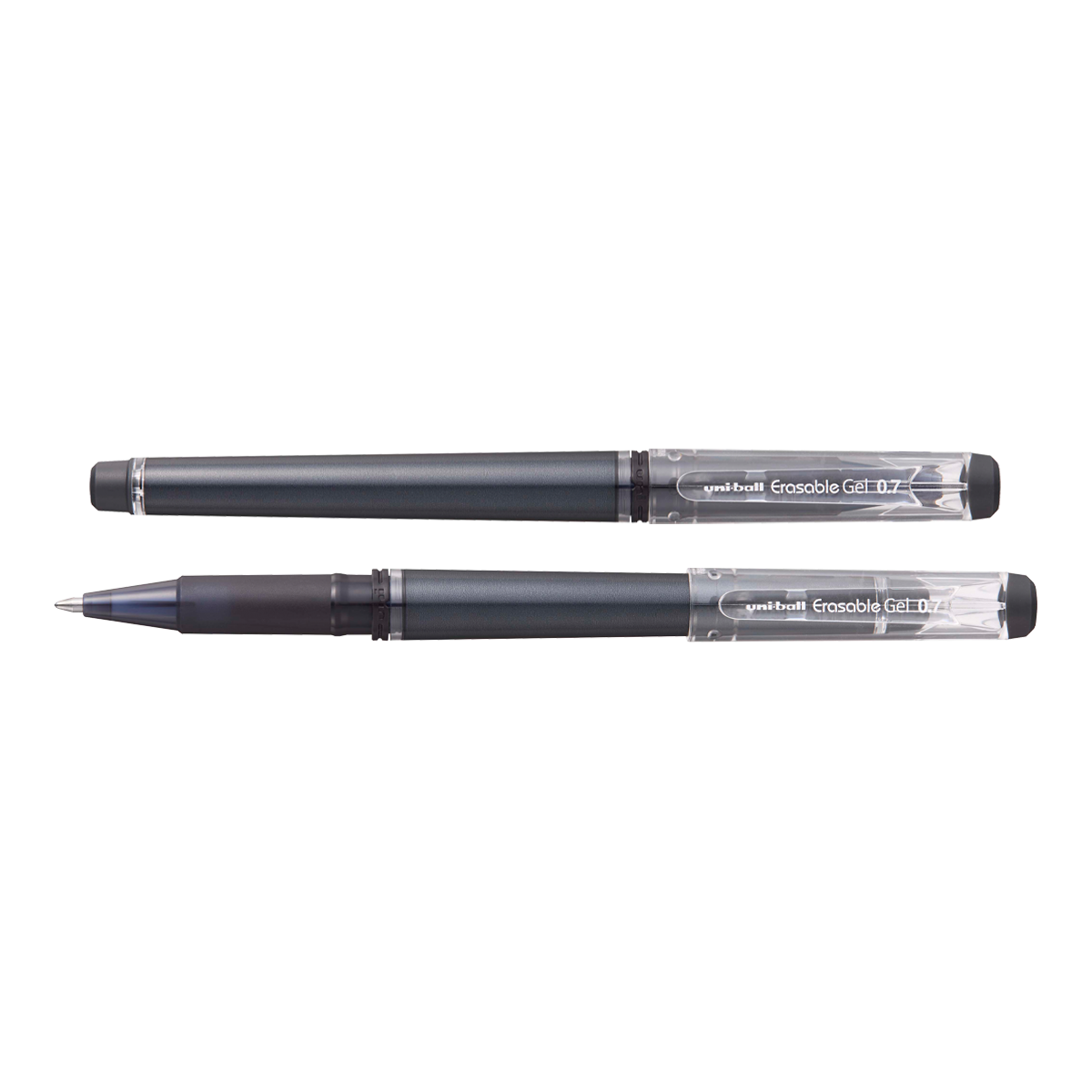 Levně UNI gumovatelné pero s víčkem UF-222, 0,7 mm, černé