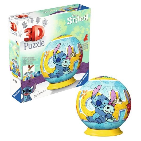 Levně 3D Puzzle-Ball: Disney Stitch 72 dílků