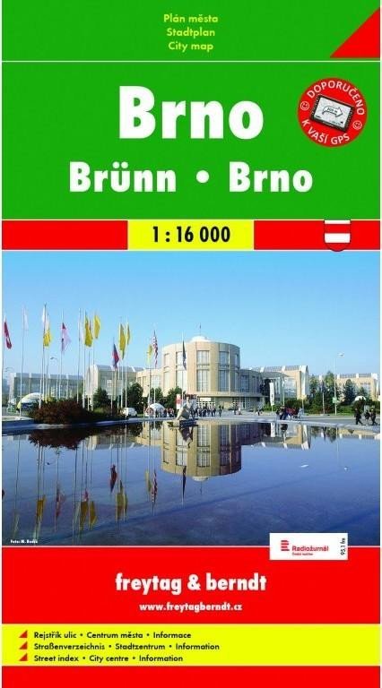Levně Brno mapa 1:16 000