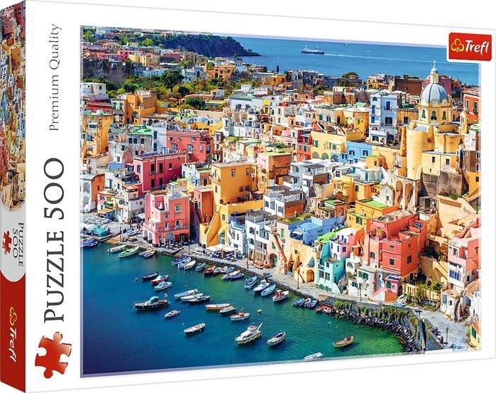 Levně Puzzle Ostrov Procida, Kampánie, Itálie/500 dílků