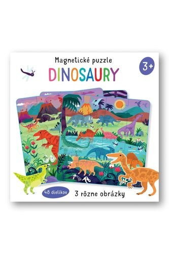 Levně Magnetické puzzle Dinosaury