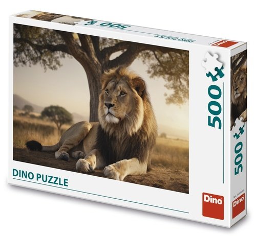 Levně Puzzle 500 Odpočívající lev