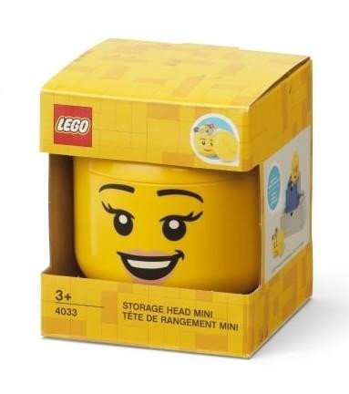 Levně LEGO úložná hlava (mini) - šťastný chlapec